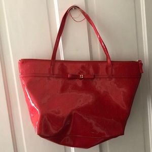 Red Kate spade bag